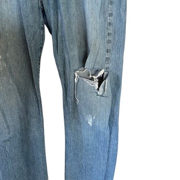 Polo Ralph Lauren Men’s Light Wash Jeans Thompson Loose Distressed Fit 38x32 - Picture 2 of 12